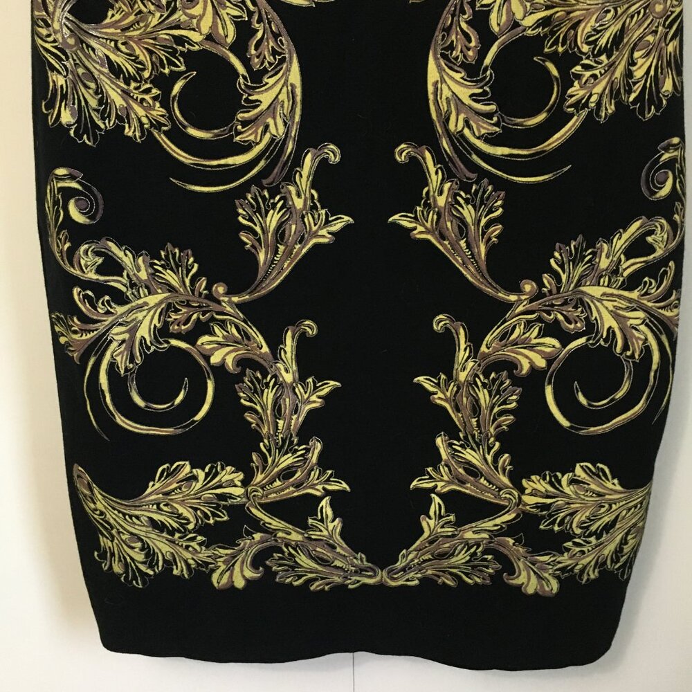 Vintage 90s/Y2K CachΓ© Baroque Midi Bodycon Dress USA Made - Picture 5 of 16